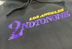 New 2nd To None LA Lakers NBA Mens XL Hoodie Sweatshirt Kobe Bryant #24 Black