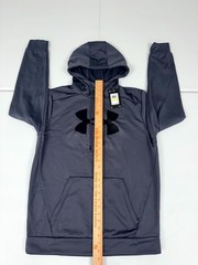 Under Armour Fleece Big Logo Hoodie Mens Gray 1379743 Pick Size NWT $60