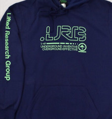 Lifted Research Group LRG Mens Original Overground Effective Navy Hoodie NWT 4XL