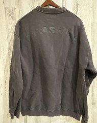 Yeezy Season 5 Black Calabasas Crewneck XL Crest Logo Pre-Loved