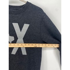 Burlebo Sweatshirt Mens Small Gray Texas TX Crewneck Southern Lone Star Fleece
