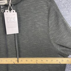 NEW Fieldworth Full Zip Hoodie Mens Large Green NWT Knit Drawstring Pockets