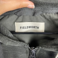 NEW Fieldworth Full Zip Hoodie Mens Large Green NWT Knit Drawstring Pockets
