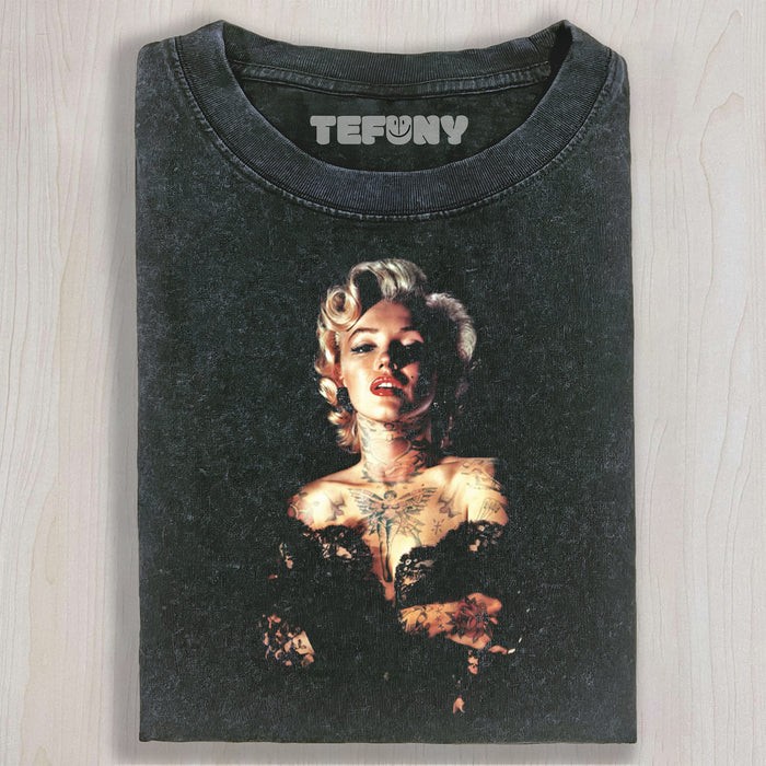 MARILYN MONROE TATTOO UNISEX TEE