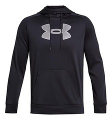 Under Armour Men’s Armour Fleece Big Logo Hoodie (Black) 1379854-001 $60