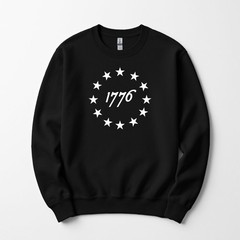 1776 Patriotic Flag American Sweatshirt Crewneck Unisex Womens Mens America