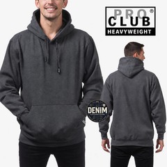 1 NEW PRO CLUB HEAVY WEIGHT PULLOVER HOODIE SWEATSHIRTS HOODED HOODY SIZE S-7XL