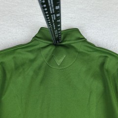 Callaway Sweater Mens Medium Green Quarter Zip Performance Tech Golf Side Pocket
