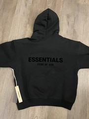 NEW Fear of God Essentials Stretch Limo Black Hoodie Size Extra Large Authentic✅