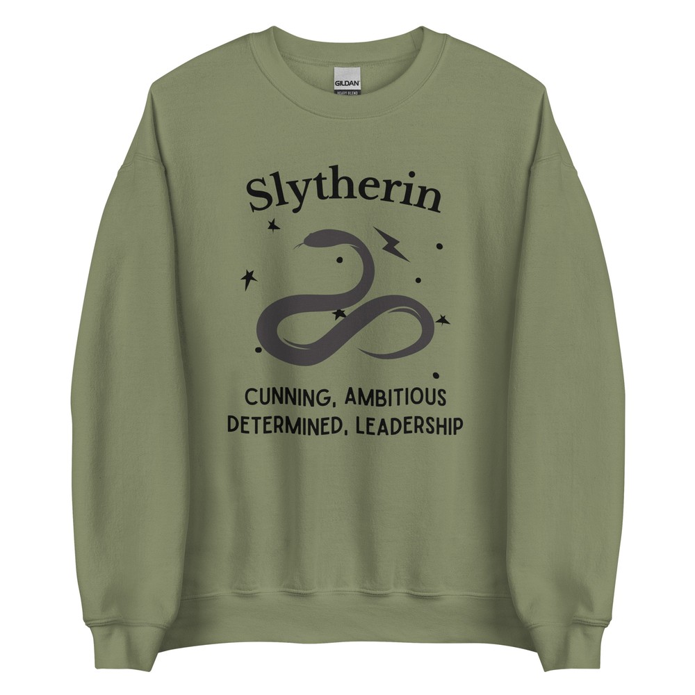 Slytherin House Harry Potter Unisex Sweatshirt S,M,L,XL,2X,3X