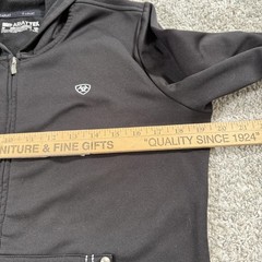 AriatTEK ColdSeries Hoodie Mens Medium Black Full Zip Fleece Logo Riding Jacket