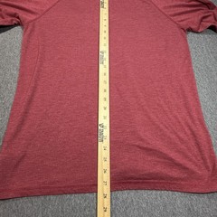 Tentree Hoodie Mens Large Red Henley Pullover Sustainable Casual Lightweight