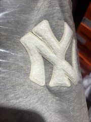 Polo Ralph Lauren New York Yankees Fleece Hoodie Men’s Size Large Grey White