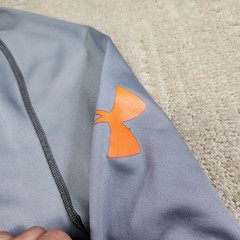 Under Armour Hoodie Men Large Combine Training All Season Gear Fleece Gray