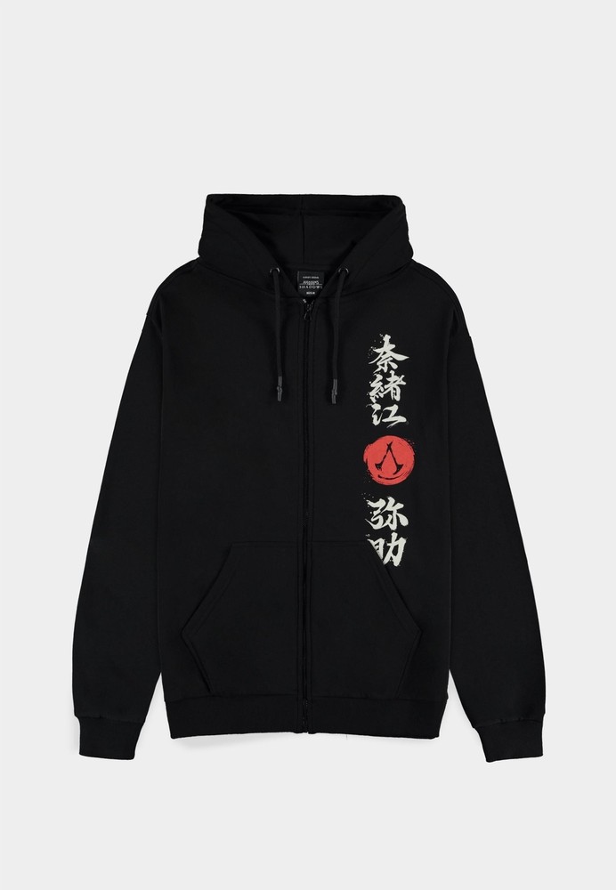Assassin’s Creed Shadows Herren Zipper Hoodie – Hidden Blade Difuzed Neu