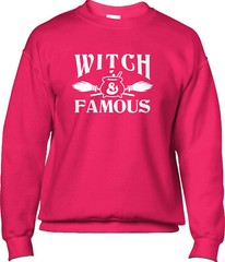 Witch Famous Funny Halloween October Costume Party Humor Fall Mens Sweatshirt
