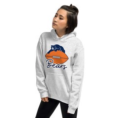 Retro Bears Football Chicago Unisex Hoodie S,M,L,XL,2X,3X,4X,5X