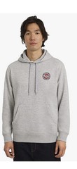 NEW! Men’s Quicksilver Grey Heather Hooded Pullover Size XXL