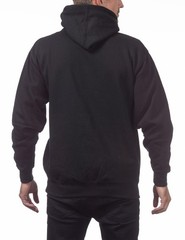 Pro Men’s Black Club Heavyweight Pullover Hoodie 13oz L