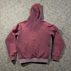Vintage Triple Five Soul Red Zip Up Hoodie M Faded RARE Details