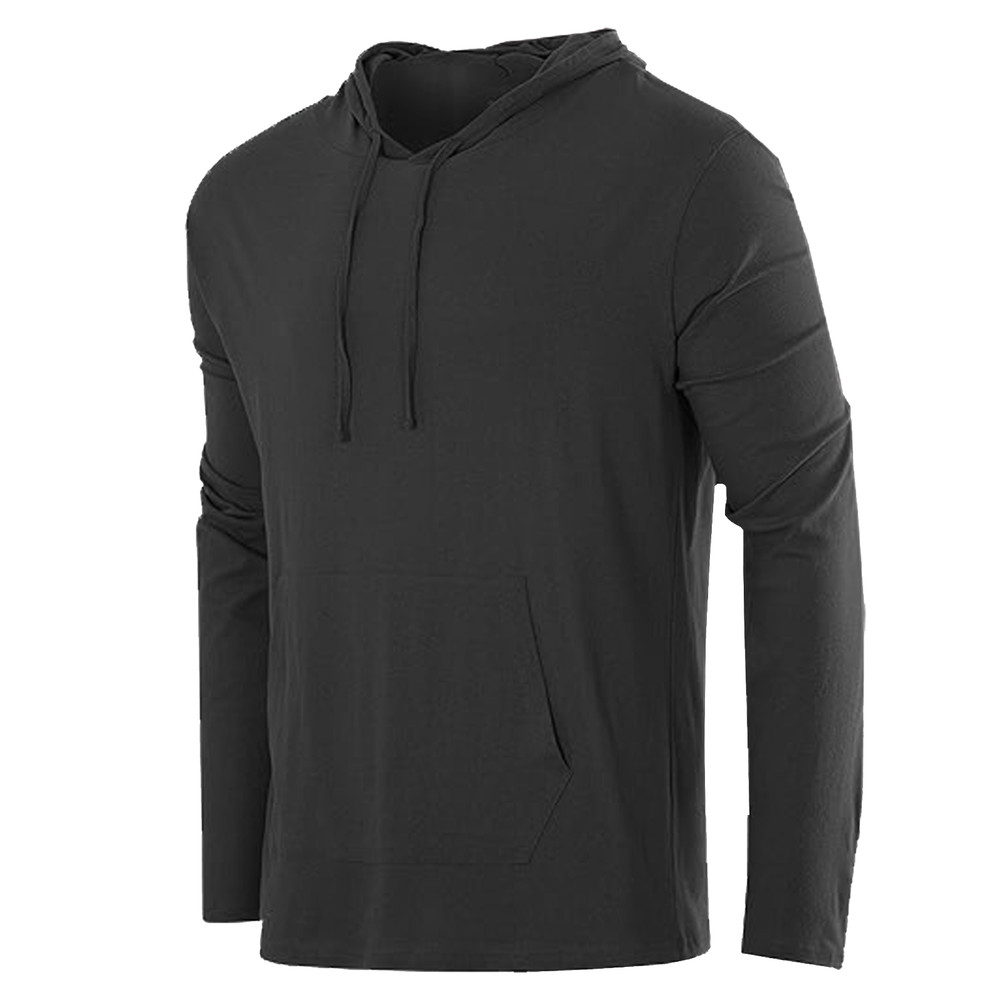 Men’s Soft Cotton Pullover Hoodie with Adjustable Drawstring & Pockets (S – 3XL)