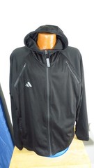 Adidas Combat Sports Rare Black Microfiber Hoodie Fits XXL Slim!