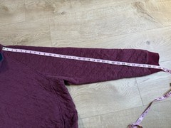 EUC Mens UNTUCKit Garrison quilted pullover tawny port maroon snap button sz XXL