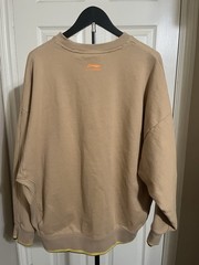 Rare Li-Ning China Oversized Crewneck Sweatshirt – Raised Embroidery – Size XL