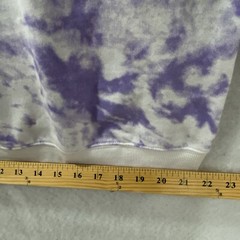 Original Use Sweatshirt Men’s Medium Purple White Tie Dye Crew Neck Long Sleeve