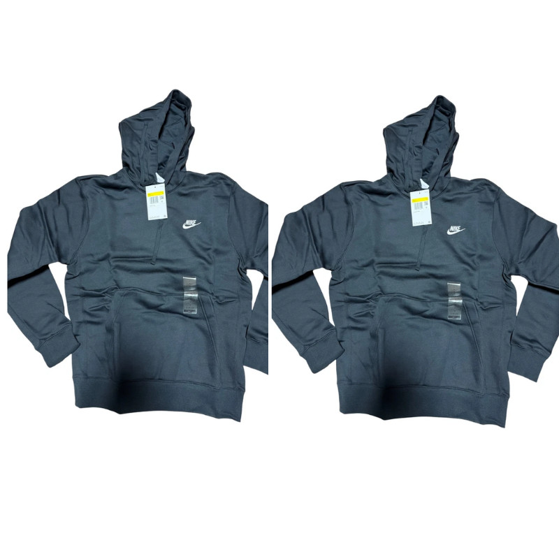 2 Pack Nike Sportswear Club Fleece Hoodie Mens Small Black Pullover BV2654-010