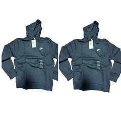 2 Pack Nike Sportswear Club Fleece Hoodie Mens Small Black Pullover BV2654-010