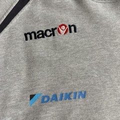Vintage Macron United Colors Of Benetton Basket Men’s Sweatshirt Sz XL Grey Crew