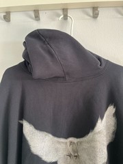 GAP x Yeezy Engineered by Balenciaga Dove Shrunken Hoodie Black Size Medium Men