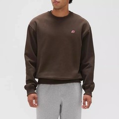 New Balance Made in USA Core Crewneck Sweatshirt SZ Medium Dk Brown-red