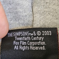 Vintage Y2K Bart Simpson L Grey Hoodie Represent Hip-Hop Gangster Rapper 2003
