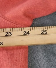 The North Face Men’s L Hoodie Coral Pink Box Logo Never Stop Exploring NWT