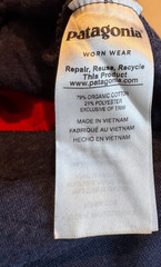 Patagonia Worn Wear M’s XXS Navy Organic Cotton Quilt Snap-T Pullover 25282 FA17