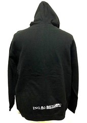 Black Sweat Shirt Top ING San Francisco Bay to Breakers 12K Race Pullover Hoodie
