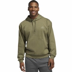 Adidas Men’s M Olive Hoodie Sweatshirt Cotton/Polyester Blend G1851