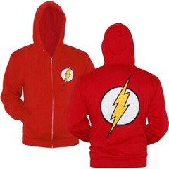DC Comics Flash Symbol Zip-Up Hoodie