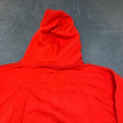 Life Authentic Apparel Hoodie Mens 2XL Red Cotton Fleece Lined Drawstring Cozy