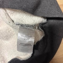 Northwest territory Grey quarter zip sweatshirt 85% cotton 15% polyester