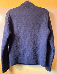 Patagonia Worn Wear M’s XXS Navy Organic Cotton Quilt Snap-T Pullover 25282 FA17