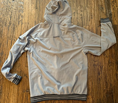 Laird Hamilton Apparel Hooded Mens L Gray full zip Front Pocket Casual jacket