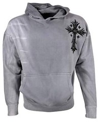 Xtreme Couture By Affliction Unisex Oversized Boxy Pullover Hoodie Uprising