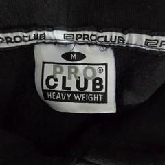 Pro Club Mens Size Medium Heavyweight Pullover Hoodie Black