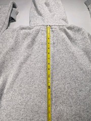 Quicksilver Keller Zip Hoodie Large Marled Gray