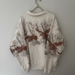 Vintage Art Unlimited AU Sportswear Men’s Collared Sweatshirt Size XL USA Made