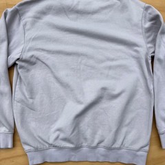 HM Relaxed Fit CrewneckSweatshirt Light Grey Lavender Mens Small Fleece Pullover