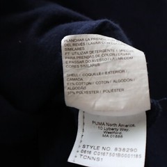 PUMA Hoodie Mens Large Activewear Pullover Sweatshirt Dark Blue Long Sleeve
